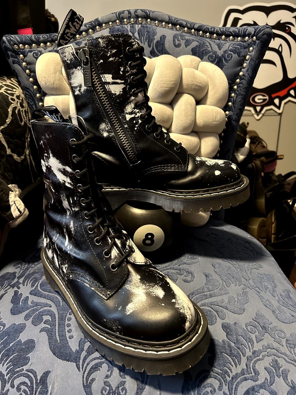 Dr Martens 1490 NIN Nine Inch Nails size 9/EU 41